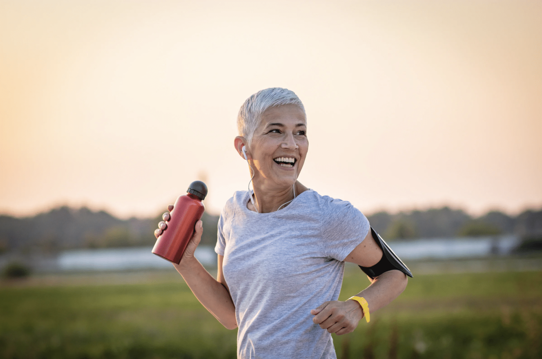 Sport vrouw - collageen poeder